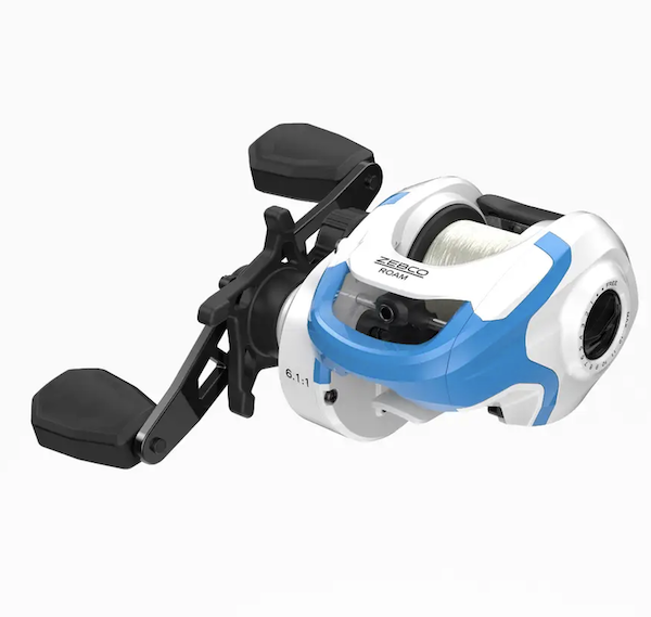 Zebco 21-42687 Roam 100 RH Blue Baitcast Reel 12 lb - Zebco